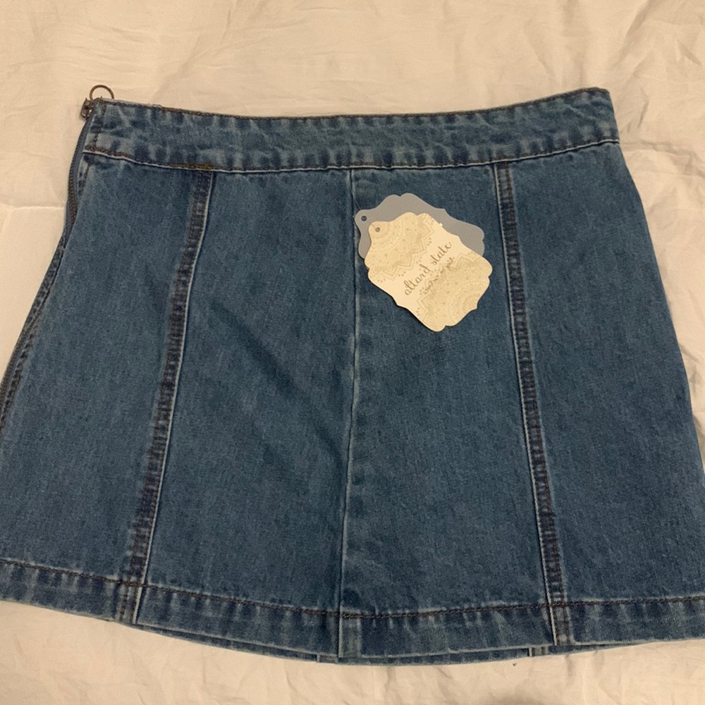 Blue skirt